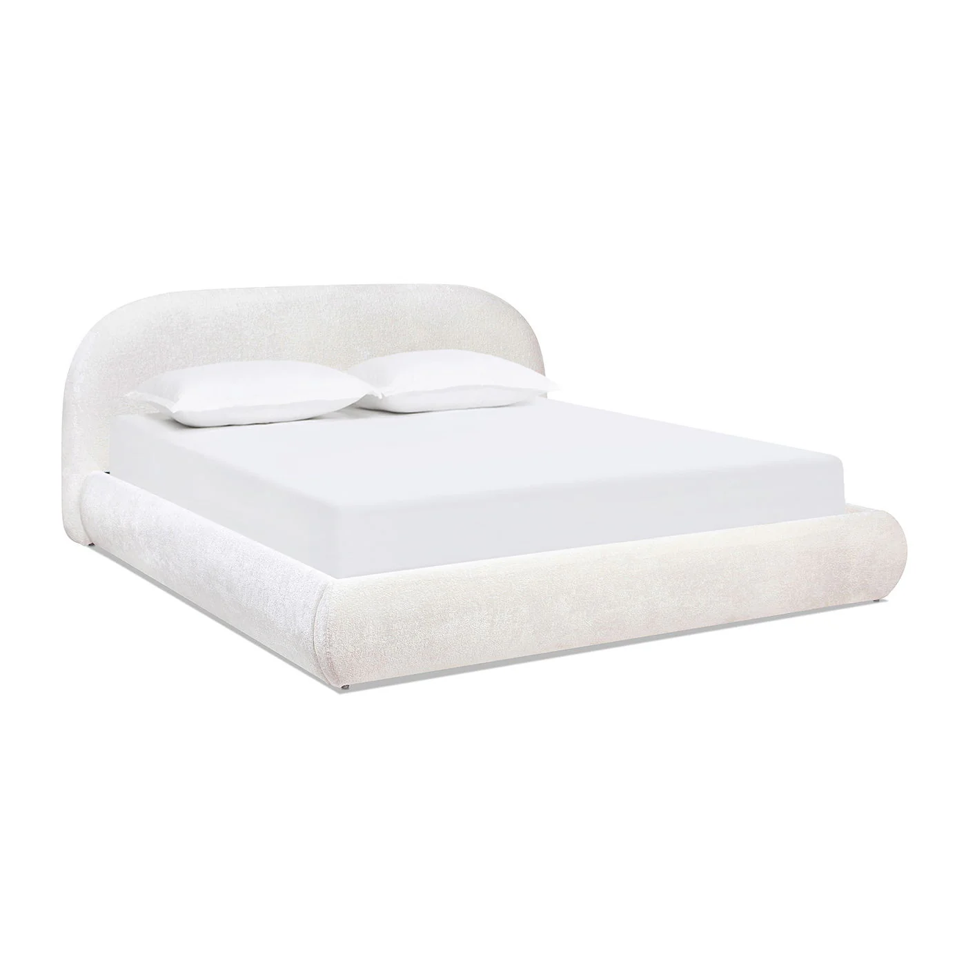 Archie Puffy Grounded - Upholstered Platform Bed - Image 7