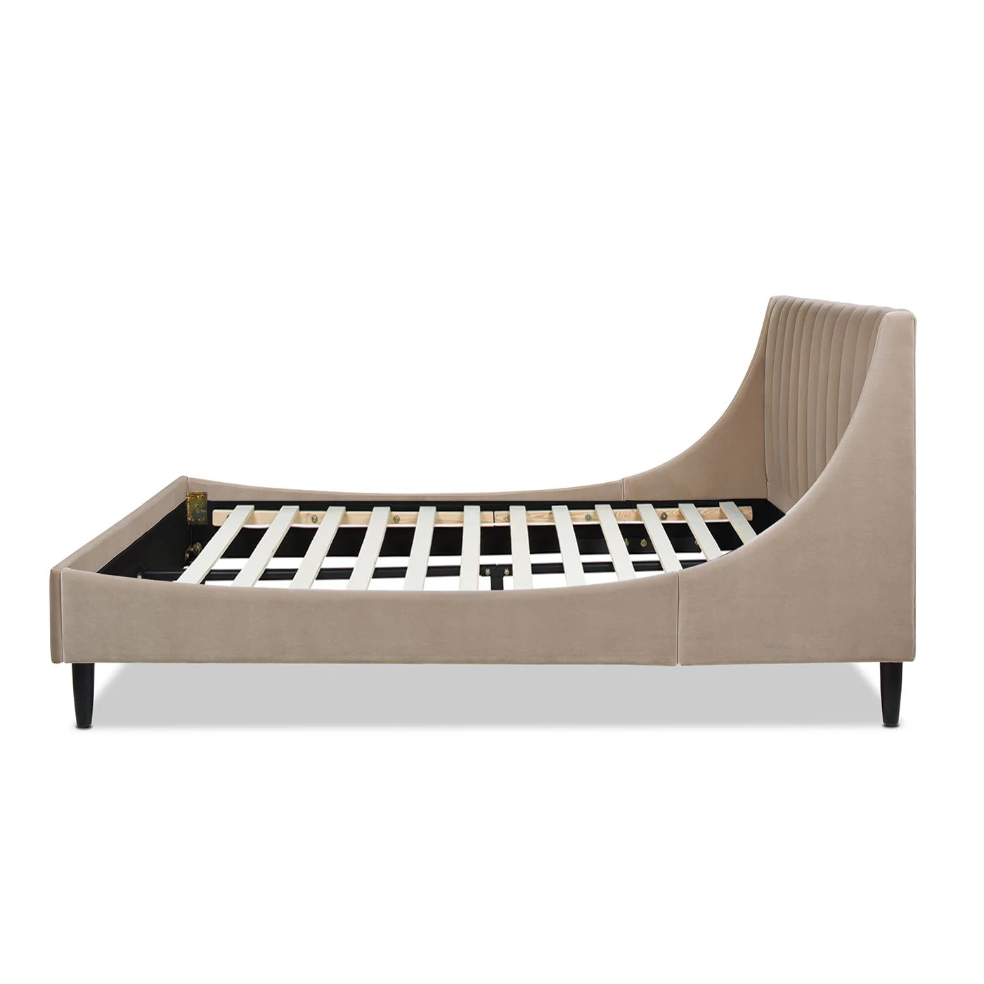 Aspen - Vertical Tufted Modern Headboard Platform Bed Set - Image 47