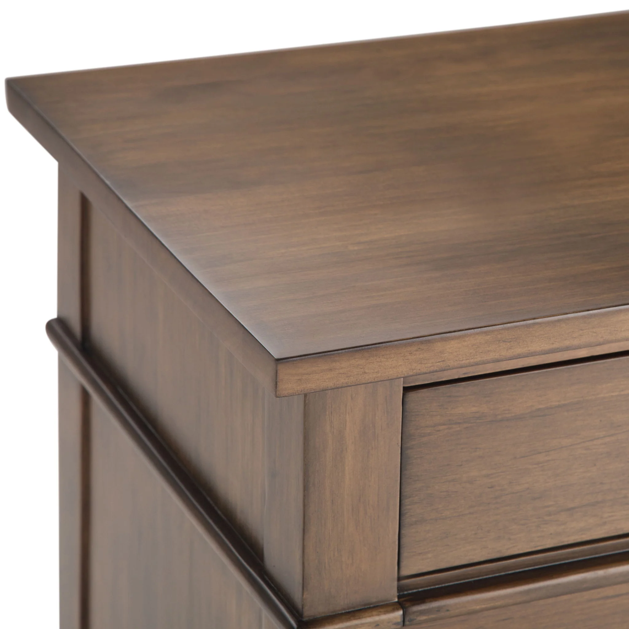Carlton - Bedside Table - Rustic Natural Aged Brown - Image 4