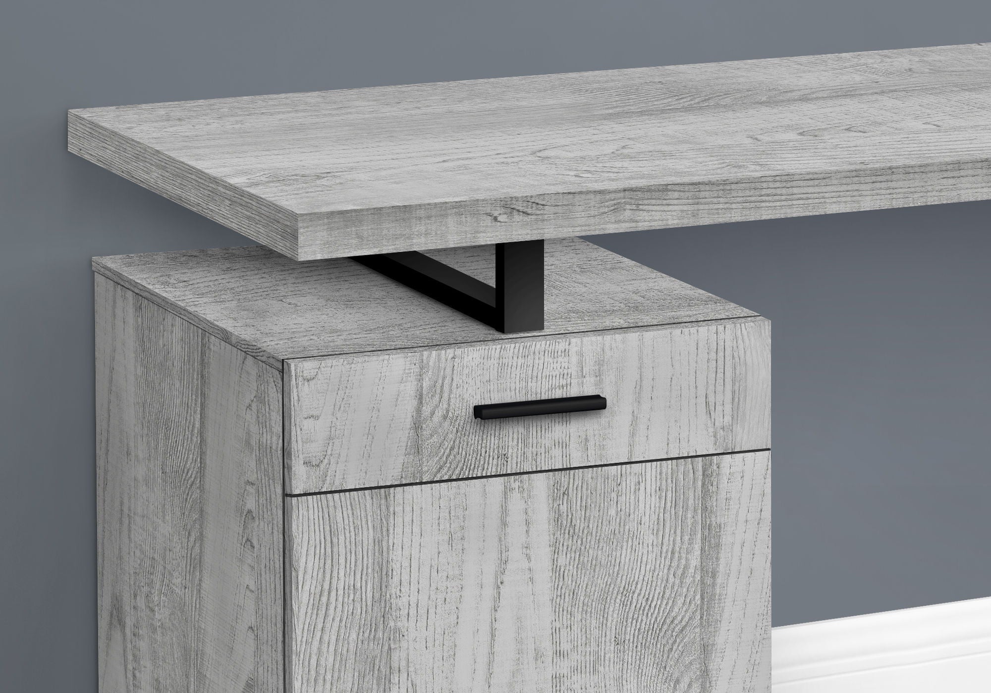 Computer Desk, Home Office, Laptop, Left, Right Set-Up, Storage Drawers, Work, Contemporary, Modern - Image 14