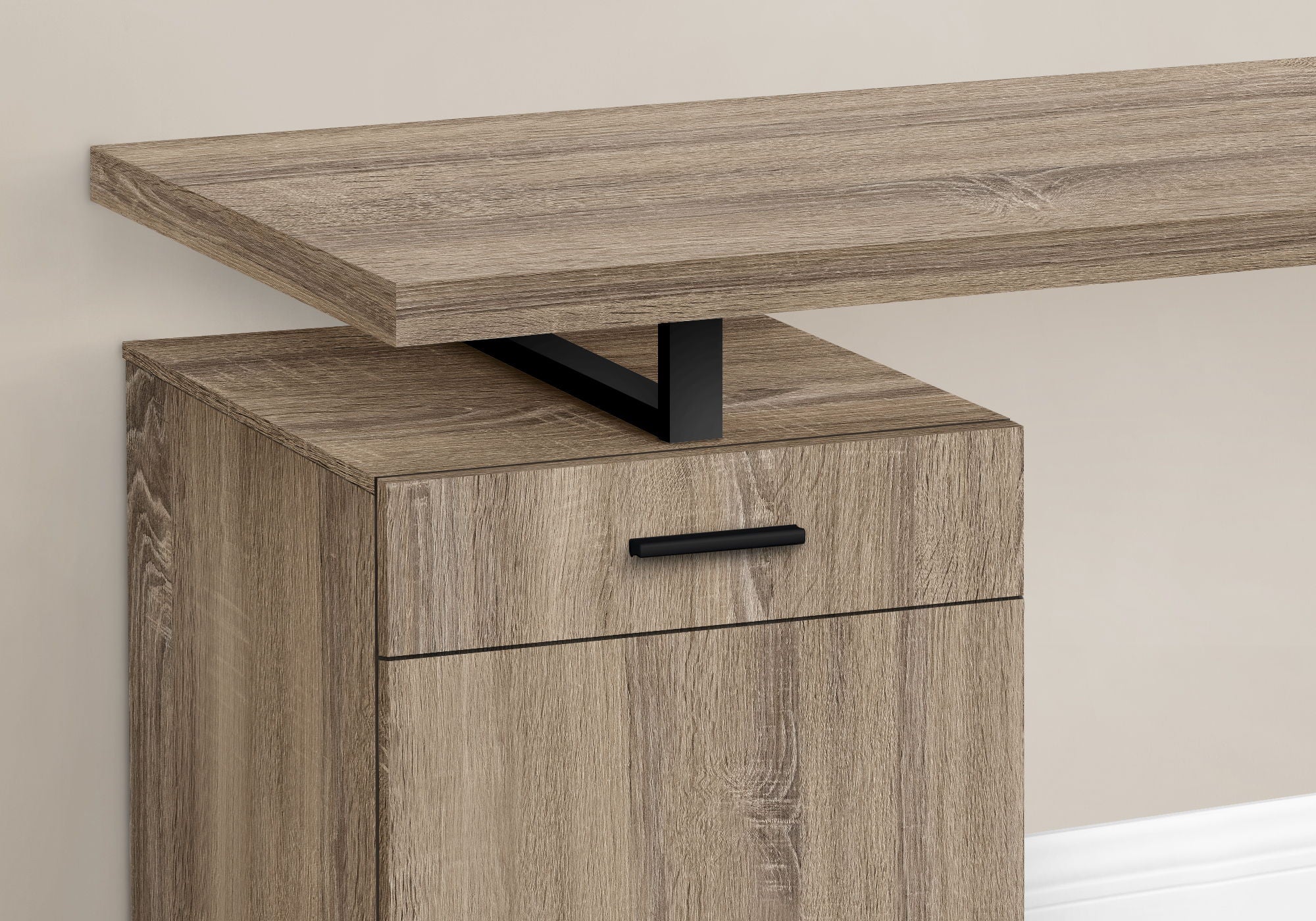 Computer Desk, Home Office, Laptop, Left, Right Set-Up, Storage Drawers, Work, Contemporary, Modern - Image 7