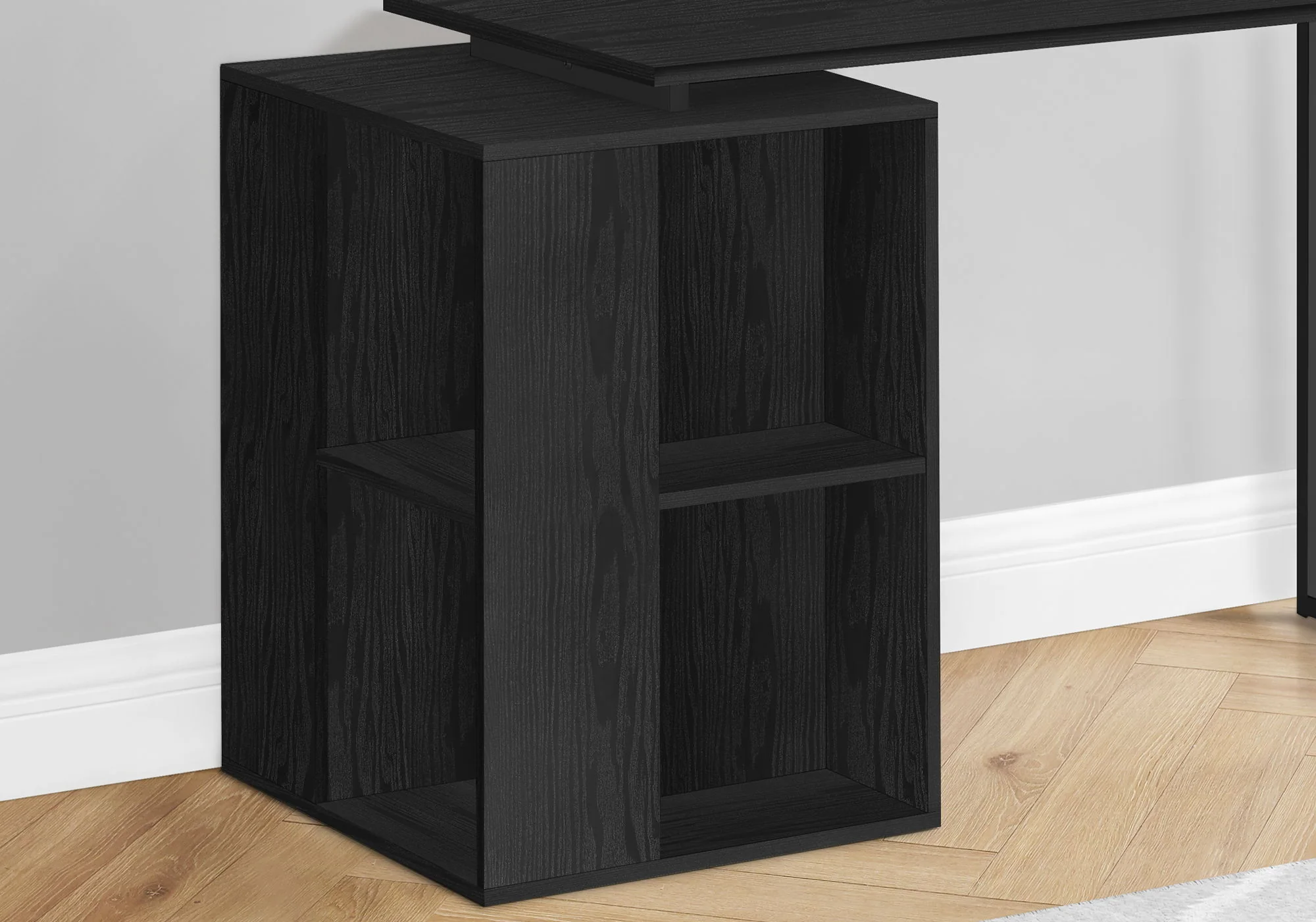 Computer Desk, Home Office, Left, Right Set-Up, Storage Shelves, Work, Laptop, Contemporary, Modern - Image 6