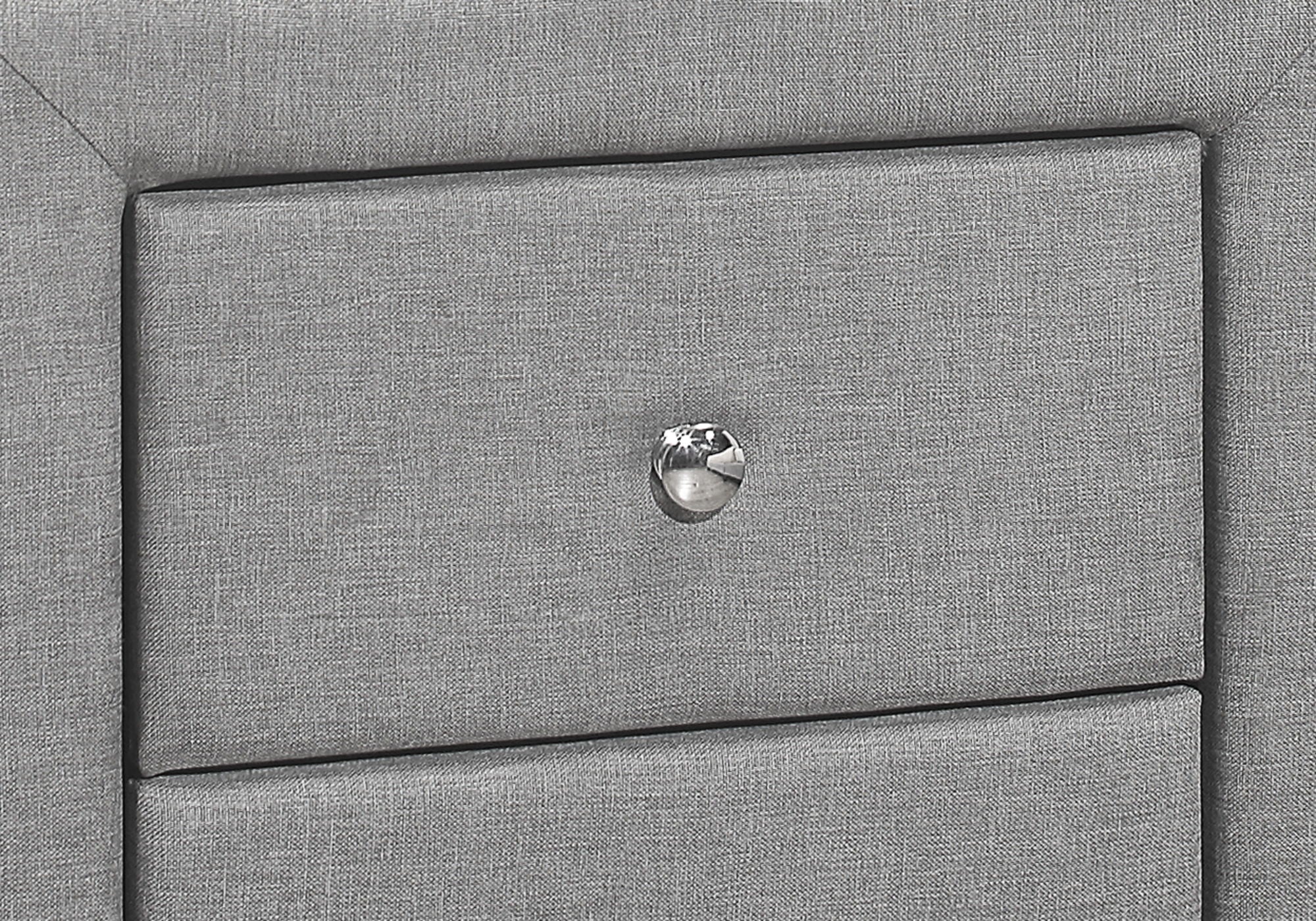Nightstand, Storage Drawer Versatile Use, Upholstered, Transitional - Image 8